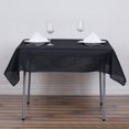 thumbnail image 6 of Efavormart 5pcs of 54x54" BLACK Wholesale Linens Seamless Polyester Square Linen Tablecloth For Wedding Banquet Party Restaurant, 6 of 6