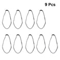 thumbnail image 3 of 9pcs Running Headband Cuerda elástica Fútbol Accesorios antideslizantes para el cabello Yoga Banda para el cabello Unisex Diadema Negro, 3 of 5