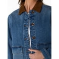 thumbnail image 6 of Celebrity Pink Women's and Women's Plus Boxy Barn Jacket, Sizes XS-4X, 6 of 8