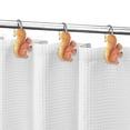 thumbnail image 4 of Sunlit Squirrel Decorative Shower Curtain Hooks for Fall Autumn, Cute Animals Shower Curtain Rings, Resin, Orange Bathroom Curtain Hangers Decoration, Set of 12, 4 of 5