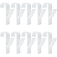 thumbnail image 1 of Towel Dryer Radiator Hook, 10 Pieces Radiator Towel Rail, White Plastic Radiator Hook, Radiator Hook For Bathroom And Kitchen Heated Towel Rail, 1 of 5