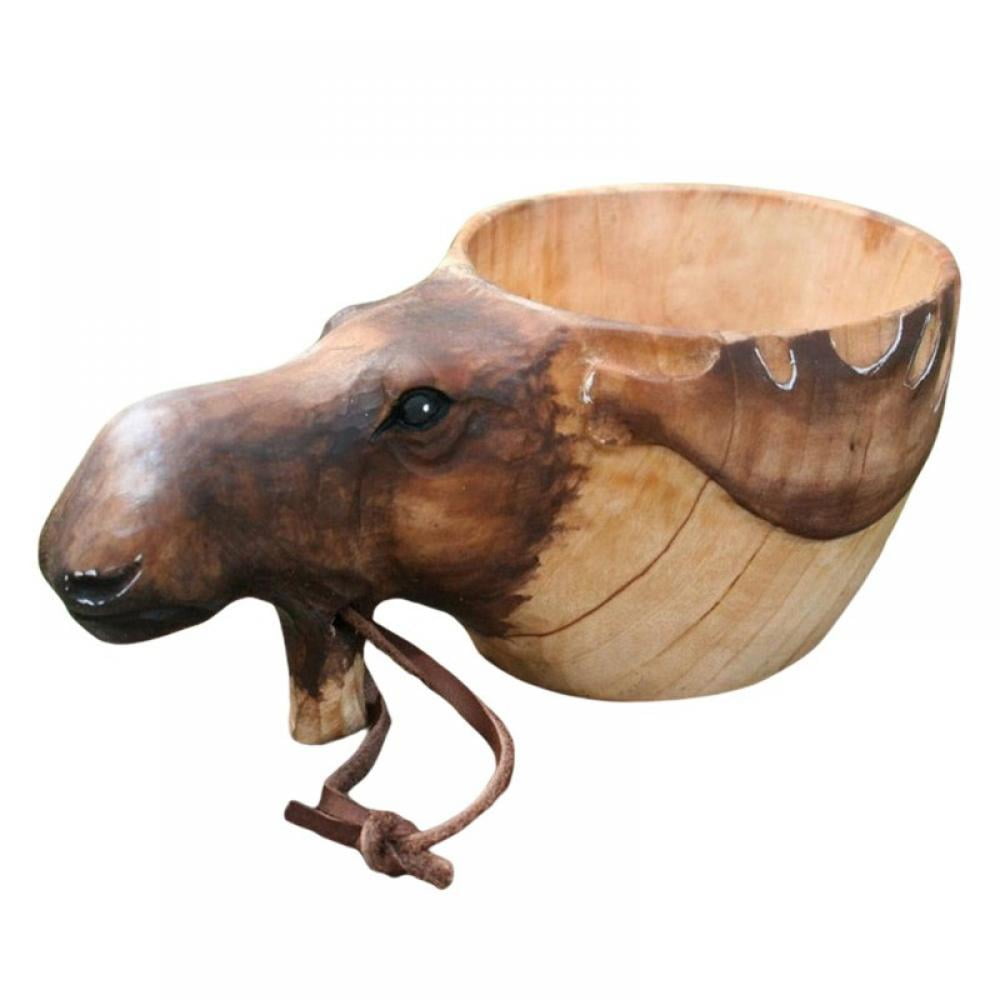 Handmade Kuksa Cup, Wood Camping Cup &Mug, Traditional Wooden Cup&Mug