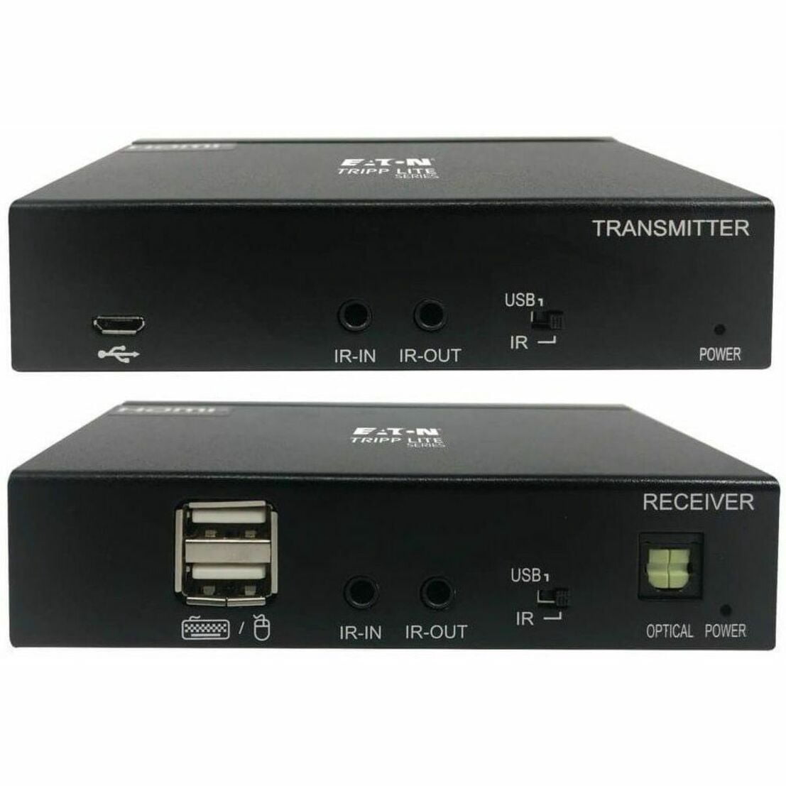 Tripp Lite DisplayPort Over Cat6 Extender Kit KVM Support USB 4K PoC TAA
