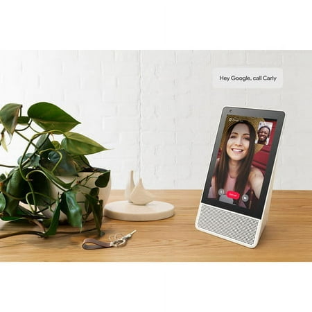 Lenovo - 8" Smart Display with Google Assistant - White Front/Gray Back