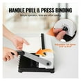 thumbnail image 4 of Coil Spiral Binding Machine, Manual Book Maker 34-Holes Binding 120 Sheets, Punch Binder, 4 of 5