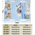 thumbnail image 3 of Polar Bear Blanket Lovely Wild Animal Throw Blankets for Girls Boys Super Soft Flannel Cozy Blankets Warm Lightweight Cute White Arctic Bears Blanket for Sofa Couch Bed Gift for Kids Adults 80"x60", 3 of 6