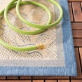 thumbnail image 5 of Safavieh Courtyard Steve Oriental Indoor/Outdoor Area Rug, Natural/Blue, 4' x 5'7", 5 of 10