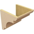 thumbnail image 5 of 12"W x 12"D x 12"H Wide New Brighton Rough Cedar Woodgrain TimberThane Corbel, Primed Tan, 5 of 6