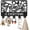Family is Everything, variant on PETGLE Mandala Moon Phase Key Holder for Wall 11.8x5.3inch Floral Moon Wood Key Rack Hooks with 5 Alloy Hooks for Entryway Front Door Kitchen Office Decor