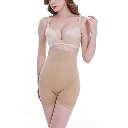 

Women s Shapewear High Waisted Mid-Thigh Shorts Lady Corset (Nude)(XXXXL)