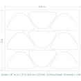 thumbnail image 3 of HAHDAXIA Facial WIDE (triangle) Wrinkle Remover Strips, 144 triangular anti-wrinkle patches, 3 of 6