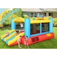 thumbnail image 6 of Adnoom Inflatable Bounce House, Children's Indoor/Outdoor Jumping Castle with 470W Blower, Compact Inflatable Bounce Castle with Double Slide, Basketball Hoop for Kids 3-10 Years, 6 of 12
