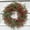 Green, variant on Christmas Wreath for Front Door 13.77 Inch Artificial Garland with Red Berries and Pine Cones Pine Needles for Indoor Outdoor Wall Fireplace Window Xmas Holiday Party Decorations