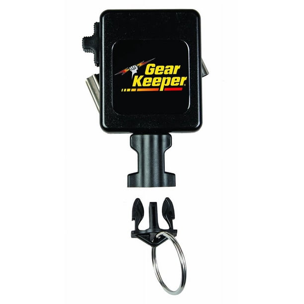 Gear Keeper - Hammerhead Industries Gear Keeper High Force 15-28 Retractor de llaves RT3-5852 - Cuenta con clip giratorio de acero inoxidable resistente con accesorio de anillo dividido Q/C - Fabricad