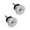 matte silver, variant on 2 Pack Guitar Strap Lock Buttons Guitar Hardware Strap Lock Buttons Guitar Strap Buttons for Guitarists and Bass Player