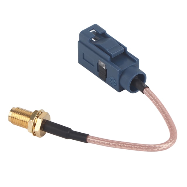 Cable adaptador de antena GPS para coche de 13 cm, adaptador Fakra a SMA, cable conector de cobre fino
