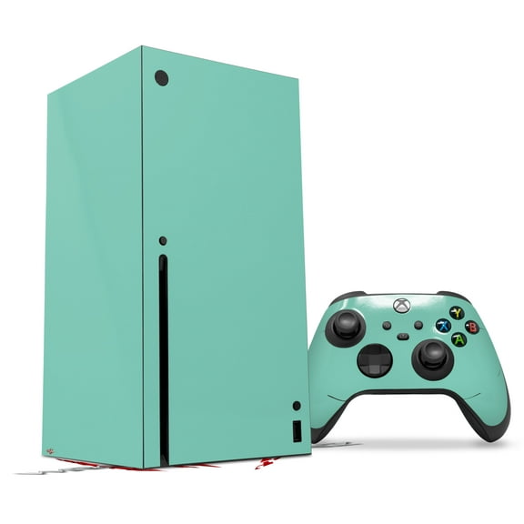 WraptorSkinz Skin Wrap compatible with the 2020 XBOX Series X Console and Controller Solids Collection Seafoam Green (XBOX NOT INCLUDED)