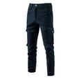 thumbnail image 2 of ZHUGeLI Mens Ripped Jeans,Distressed Destroyed Slim Fit Straight Leg Denim Pant with Holes, 2 of 3