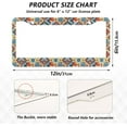 thumbnail image 3 of Coolnut Beautiful Mexican Style Ceramic Tiles License Plate Frames 2 Packs,License Plate Covers,Universal Aluminum Tag Frame for Front and Rear Car Tags188 Home Decor, 3 of 7