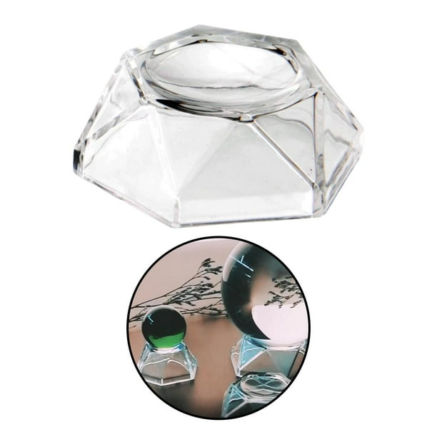 Base de bola de cristal acrílico soporte de exhibición medio Baoblaze