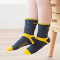 thumbnail image 4 of OUSITAID 5pairs Boys‘ Sweat Absorbing Breathable Sports Style Socks, 4 of 7