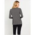 thumbnail image 4 of Motherhood Maternity Pull Over Long Sleeve Nursing Tee, 4 of 5