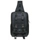 thumbnail image 1 of KAUKKO Canvas Messenger Bag Cross Body Shoulder Sling Backpack Travel Senderismo Chest Bag KAUKKO FD252-2-Black, 1 of 5