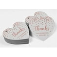 thumbnail image 4 of Inkdotpot Pack Of 100 Thanks For Celebrating With Me Birthday Favor Paper Tags Craft Real Rose Gold Foil Hang Tags, 4 of 6