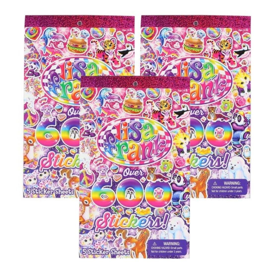 Lisa Frank 600 Stickers and 1200 Stickers