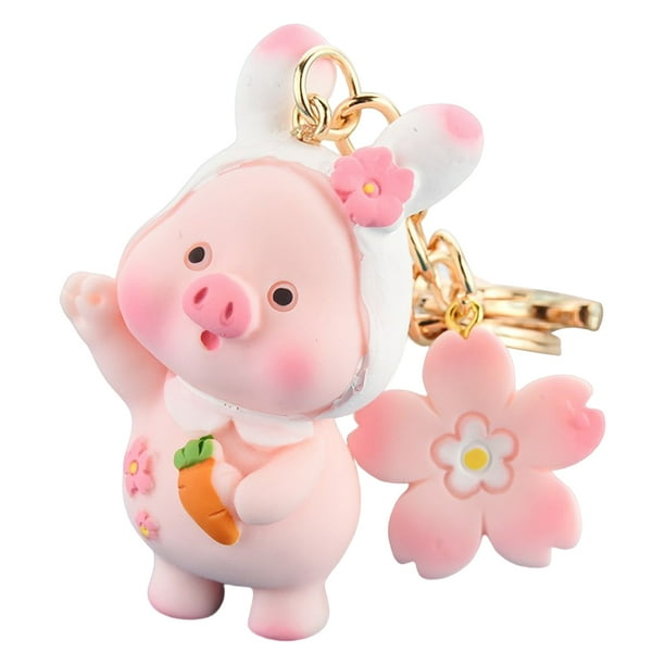 Llavero de Anillo con Animal de Dibujos Animados Sonducket PVC Blando