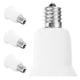 thumbnail image 3 of Adaptadores de enchufe de lámpara, Base E17 a E26/E27, convertidor de portalámparas, convertidores de bombilla, 4 Uds., 3 of 7
