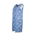 thumbnail image 6 of Sindrella Women's Cotton Blend Snap Front Duster Robe with Pocket-Blue Pear Mix-Medium, 6 of 6