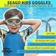 thumbnail image 3 of Swim Goggles 2 Pack Anti-Fog Anti-UV Wide View Swimming Goggles for Kids 3-14, 3 of 5