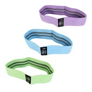 Athletic Works Fabric Exercise Bands 3 Different Resistance Levels with Carry Bag Non-slip and Elevate Your Fitness Routine