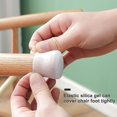 thumbnail image 4 of nipocaio Housse de Chaise de Table Ronde en Silicone 36pcs (Blanc), 4 of 4