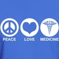 thumbnail image 3 of CafePress - Peace Love Medicine Dark T Shirt - Men's Classic Graphic Cotton T-Shirt, 3 of 4