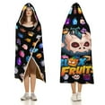 thumbnail image 3 of Blox Fruit Blanket Hoodie, Wearable Blanket, Cloak Hooded Throw Blanket, Soft Warm Fluffy Blankets for Bed Couch Sofa, 3 of 8