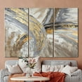 thumbnail image 3 of Contemporary Wall Decor, Abstract Artwork, Goldlen Marble Poster, Gold Wall Decor, Silver Canvas, Gold And Silver Canvas Art, Canvas Wall Decor - White Framed, 3 of 9