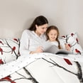 thumbnail image 5 of Castle Fairy Teens Cardinal Bird 3 Pieces Queen Comforter Set,Merry Christmas Ultra Soft Bedding Sets,Festival Xmas Bedding Comforter Set,Ultra Soft Home Decor, 5 of 8