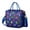 Blue-12, variant on Cat Lover Dual Compartment Lunch Box – Leakproof Insulated Cooler Tote with Funny Paw and Cat Prints, Adjustable Strap for Work, Picnic, or Travel