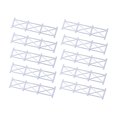 thumbnail image 3 of 10 Pieces Railroad Fence Model Building Railing Modern White Design for Model Train Hobby Projects, 3 of 9