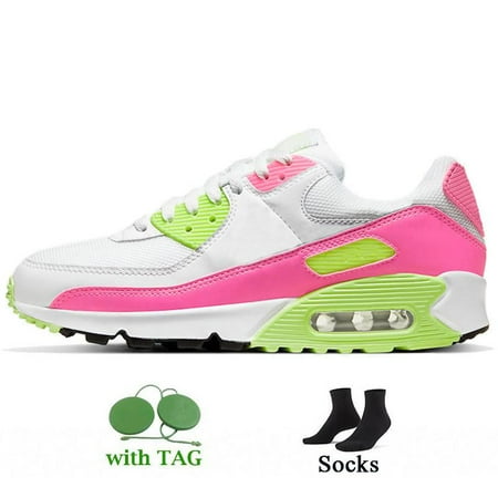 

Big size US 12 women mens running shoes 90 white black navy blue tennis trainers jogging sneakers Patchwork Caramel Exeter Edition Multi university gold with socks