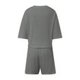 thumbnail image 5 of Short Sets Women Two Piece Outfits Sets T Shirt and Shorts Spring Sets Womens Matching Sets, 5 of 8