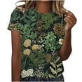 thumbnail image 6 of Women Tank Tops Loose Fit Graphic Work Out Shirts Gym Loose Funny Womens Summer Shirts with Sleeves, 6 of 7