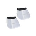thumbnail image 6 of 2Pcs Horse Bell Boots Horse Care Boot Anti Shock Oxford Fabric Lightweight Easily Put on and Take Off Hoof Protection for Riding and Turnout White, 6 of 8
