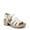 White, variant on Women's Oh Kay Strappy Block Heel Sandal White Smooth 9.5M