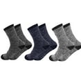thumbnail image 3 of Lot 6 Pairs Men's Crew Thermal Socks Winter Heavy Duty Warm Size:10-13, 3 of 3