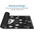 thumbnail image 6 of Black and White Moon Phase Constellation Sun Gaming Keyboard Mouse Pad Mousepad Huge Extended XL Stitched Edge Rubber Sole for Home Office(31.5"X 11.8"), 6 of 6