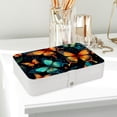 thumbnail image 6 of Butterfly PU Leather Travel Jewelry Organizer Box with Removable Compartment and Bracelet Holder, 6 of 6