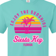 thumbnail image 4 of Inktastic Summer Enjoy the Sunshine Siesta Key Florida in Pink T-Shirt, 4 of 5